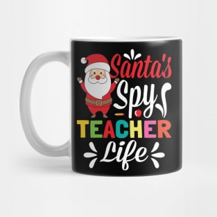 Santa Spy's Teacher Life Mug